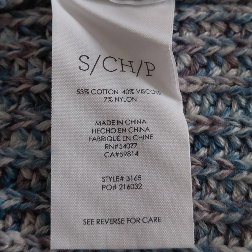 Cabi Love, Carol Collection Blue Long Duster Cardigan Sweater Size Small - Picture 6 of 8
